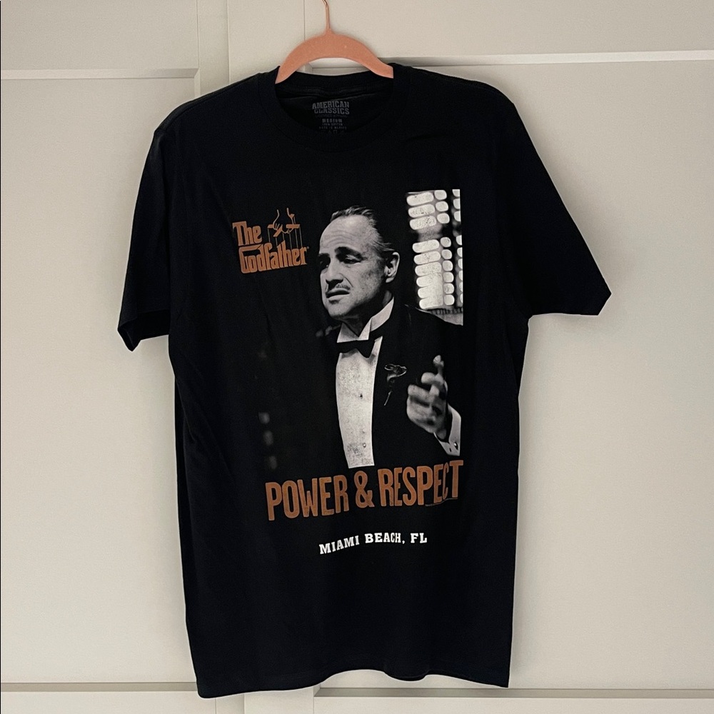 Black The Godfather Graphic T-Shirt